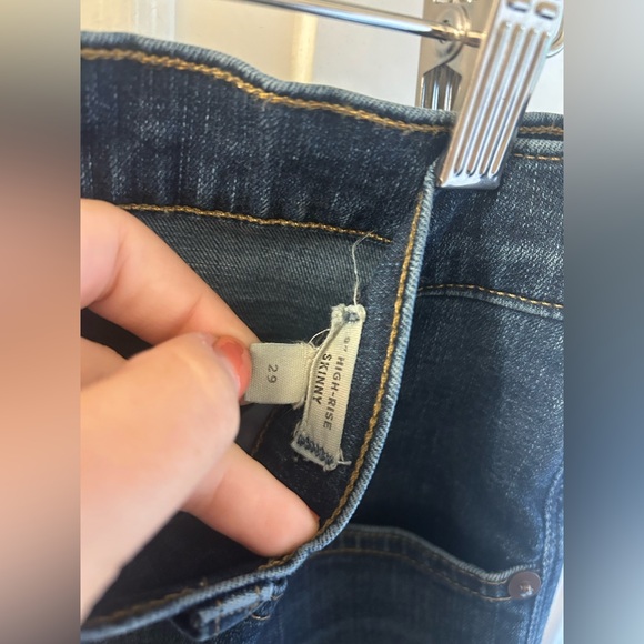 Madewell 9" Mid-Rise Skinny Jeans: Button-Front Edition Size 29 - Picture 10 of 12